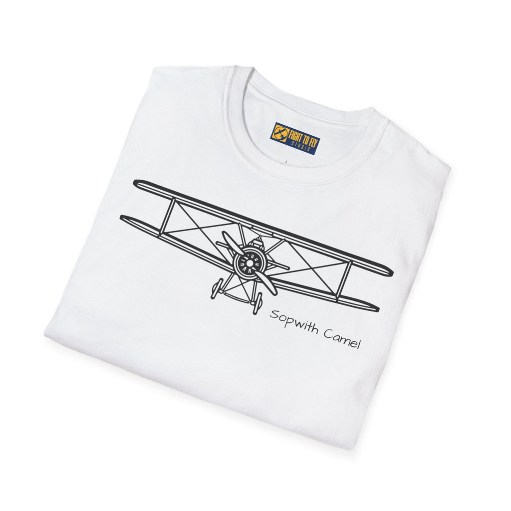 Sopwith Camel T-Shirt – WWI Fighter Aircraft Aviation Tee - Gifts for pilots - apparel