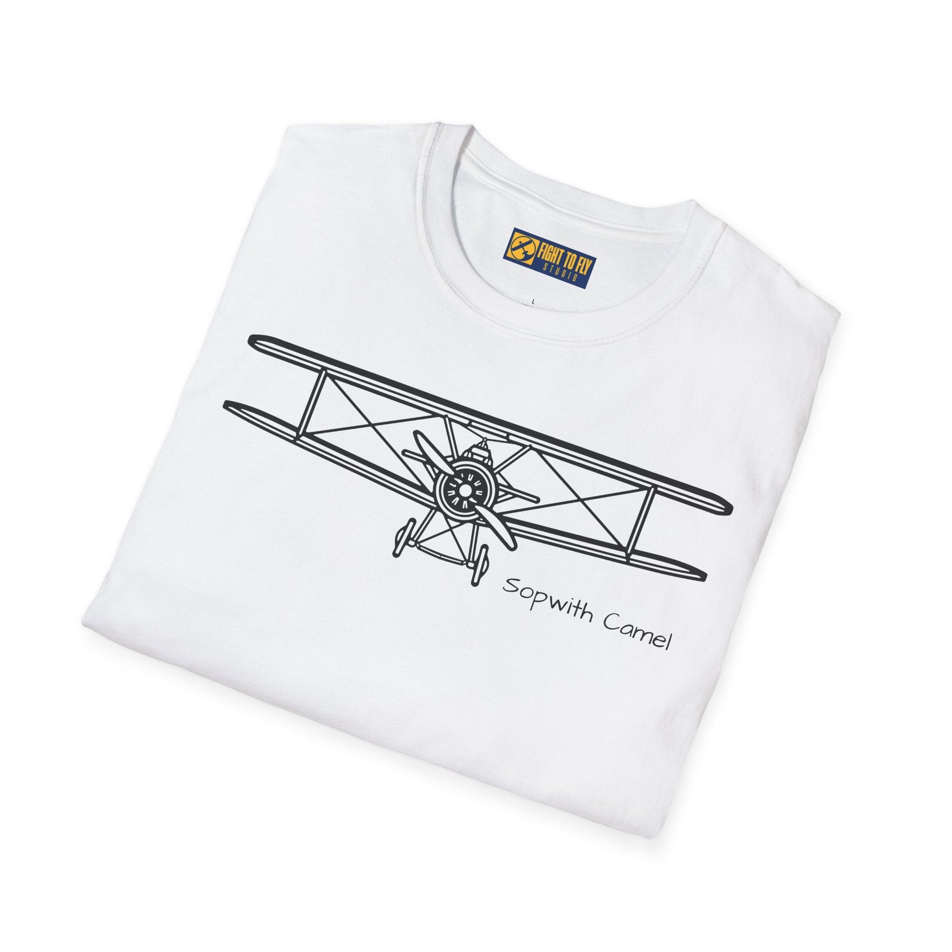 Sopwith Camel T-Shirt – WWI Fighter Aircraft Aviation Tee - Gifts for pilots - apparel