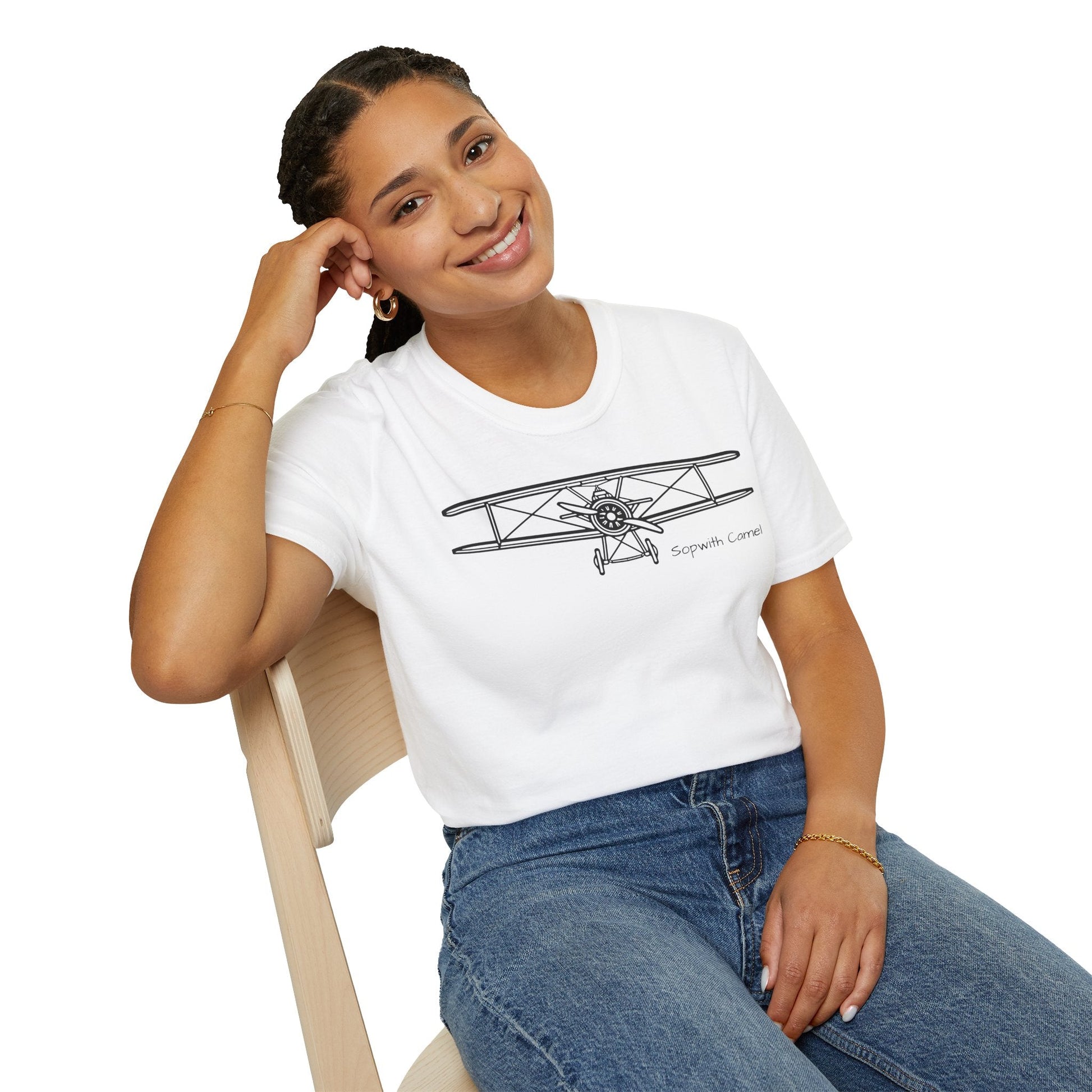 Sopwith Camel T-Shirt – WWI Fighter Aircraft Aviation Tee - Gifts for pilots - apparel