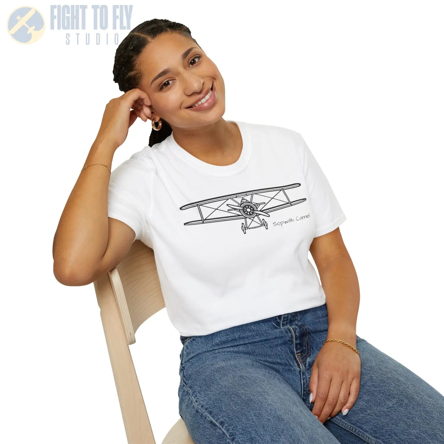 Sopwith Camel T-Shirt - Pilot gifts - WWII warbird t-shirt