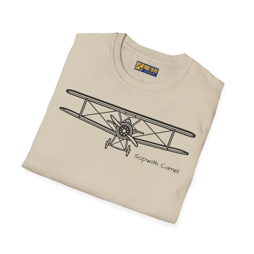 Sopwith Camel T-Shirt – WWI Fighter Aircraft Aviation Tee - Gifts for pilots - apparel