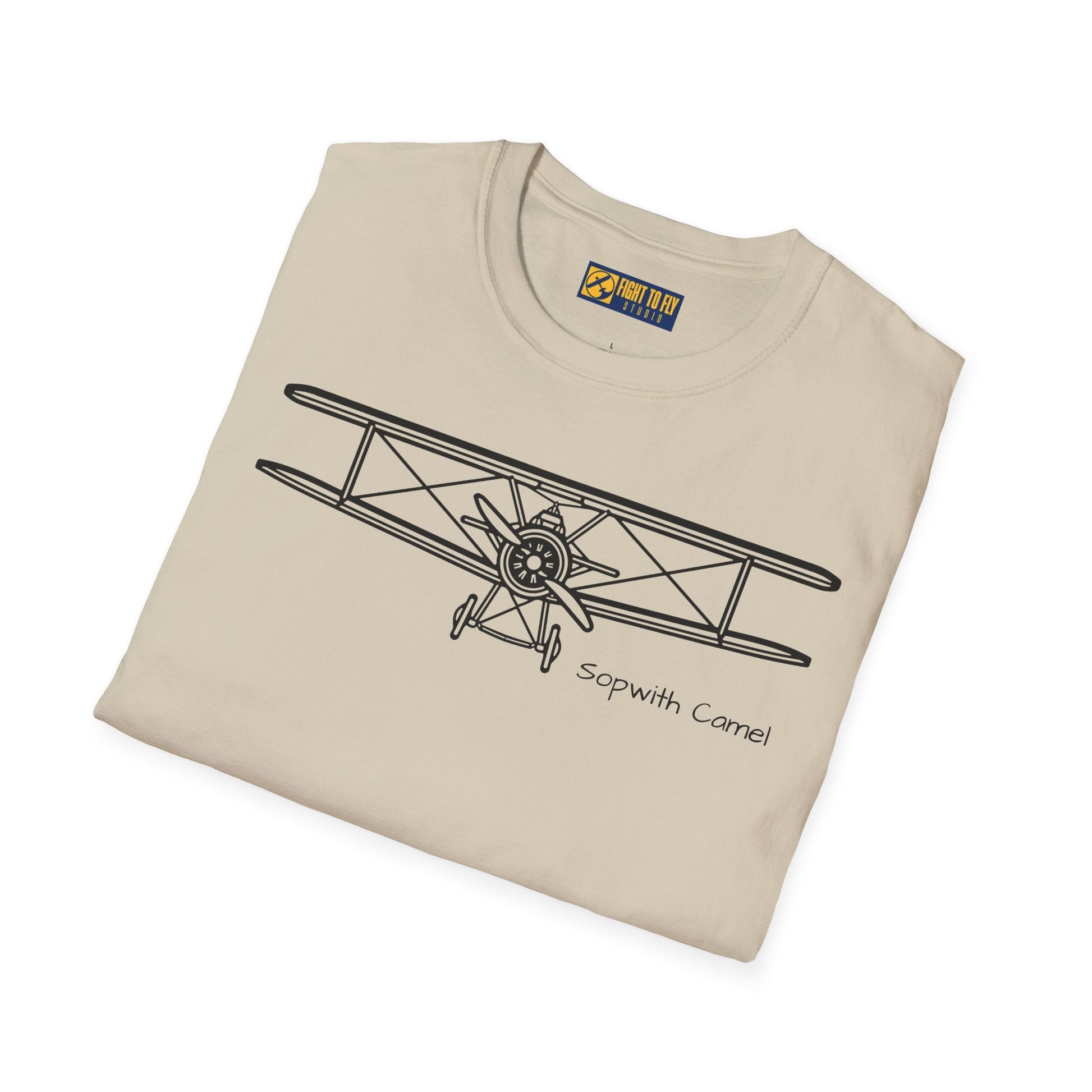 Sopwith Camel T-Shirt – WWI Fighter Aircraft Aviation Tee - Gifts for pilots - apparel