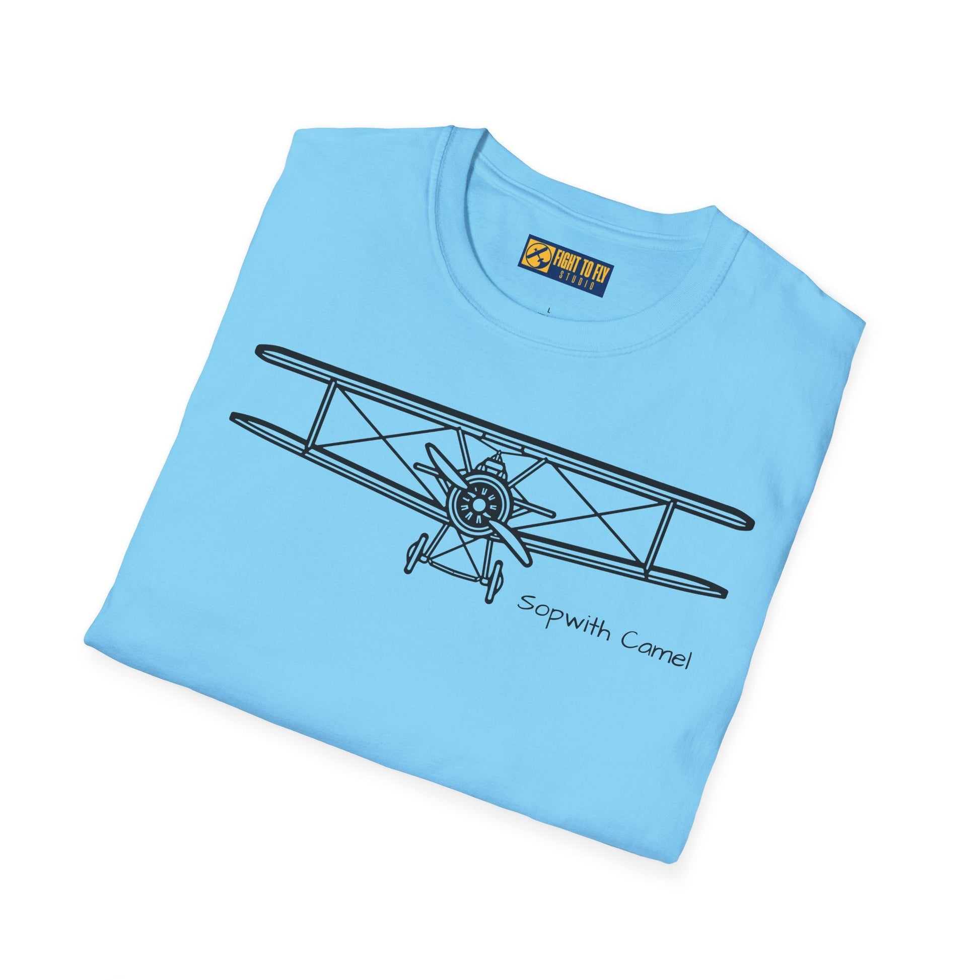 Sopwith Camel T-Shirt – WWI Fighter Aircraft Aviation Tee - Gifts for pilots - apparel