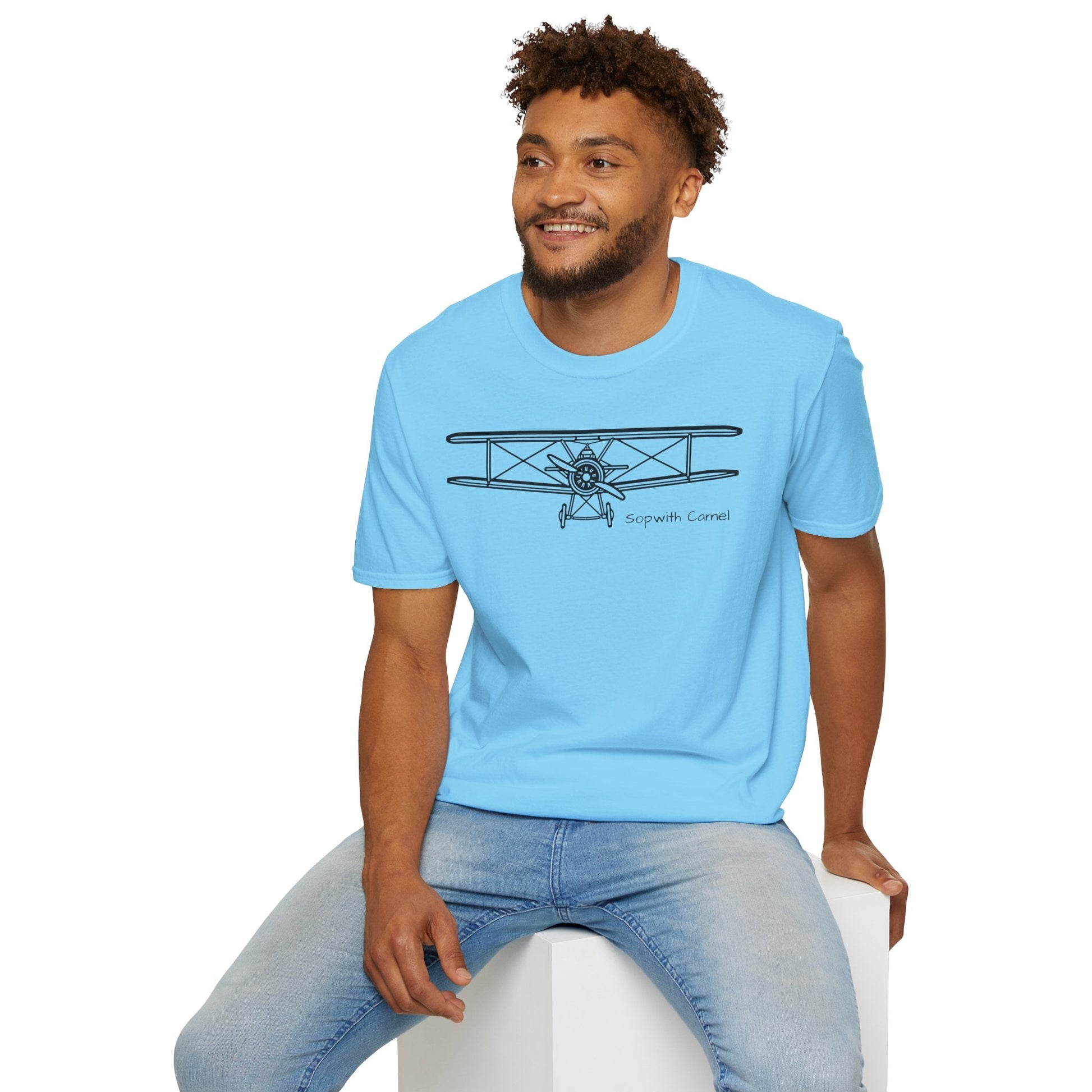 Sopwith Camel T-Shirt – WWI Fighter Aircraft Aviation Tee - Gifts for pilots - apparel
