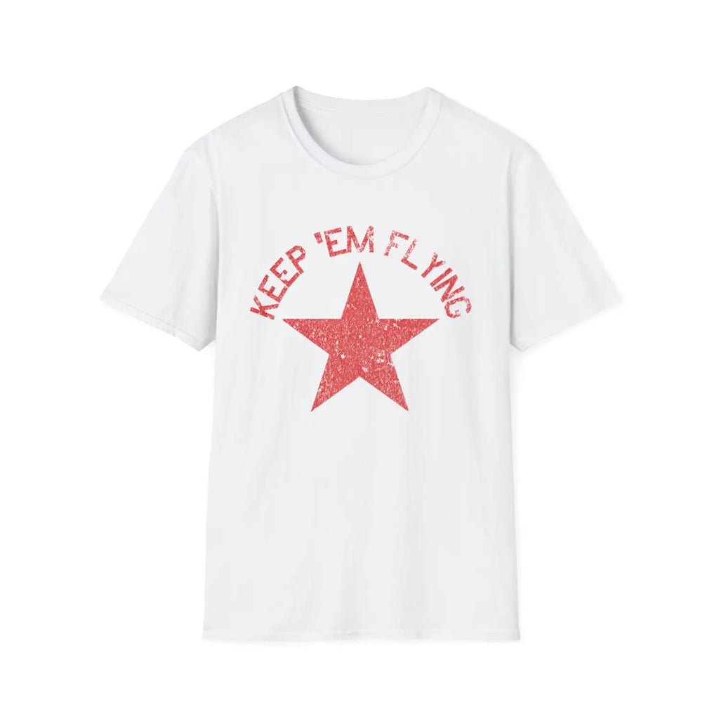 Soviet Union Red Star “Keep ’Em Flying” - T-Shirt - Pilot gifts - WWII warbird t-shirt