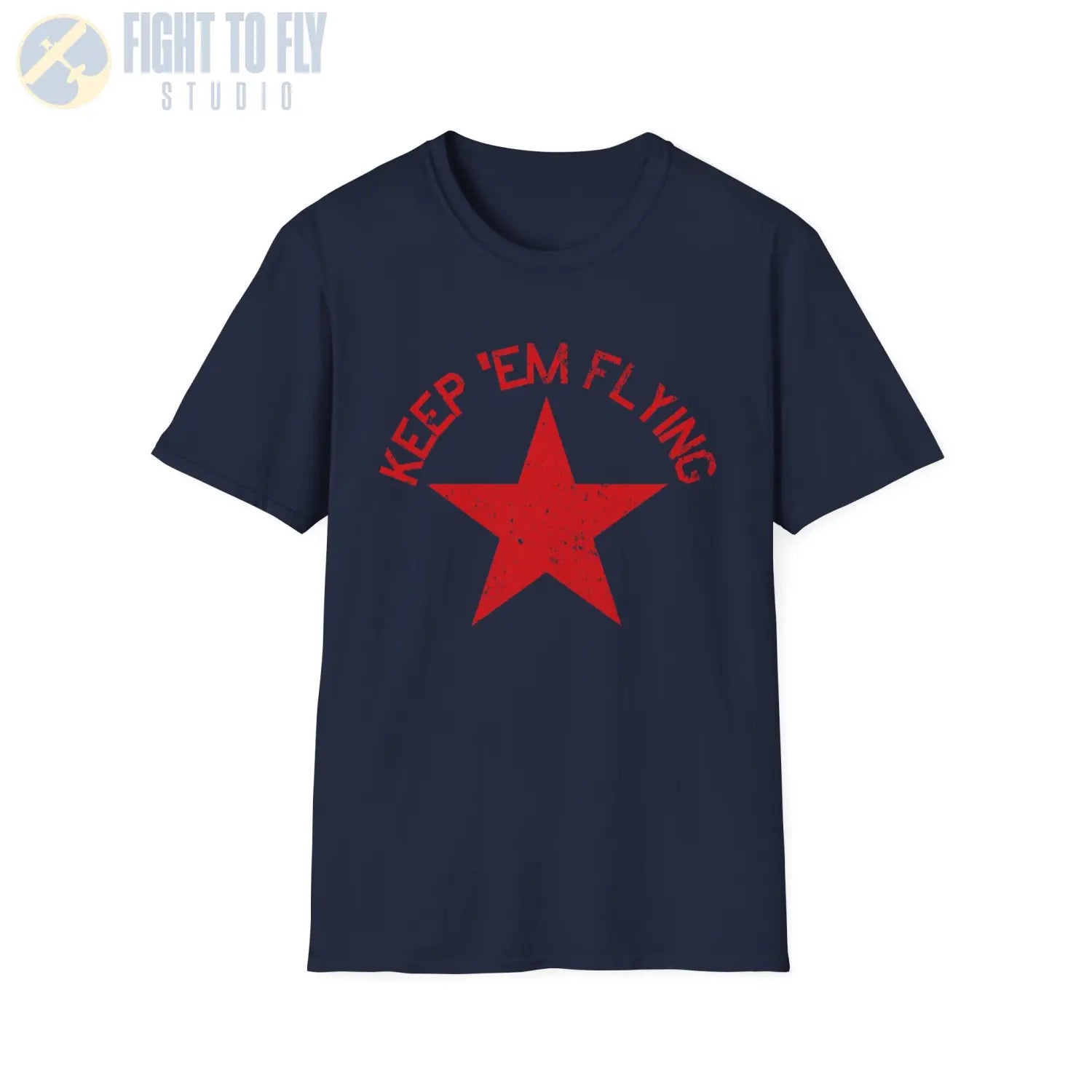 Soviet Union Red Star “Keep ’Em Flying” T Shirt Pilot gifts WWII warbird t shirt