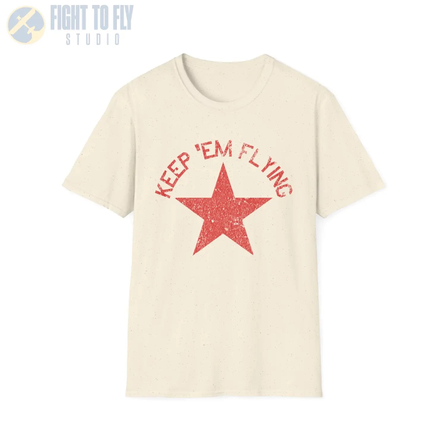 Soviet Union Red Star “Keep ’Em Flying” T Shirt Pilot gifts WWII warbird t shirt