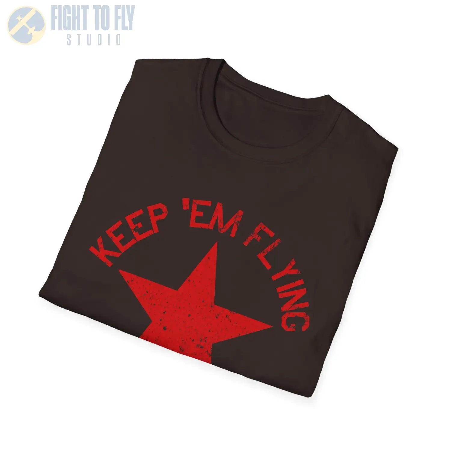 Soviet Union Red Star “Keep ’Em Flying” T Shirt Pilot gifts WWII warbird t shirt