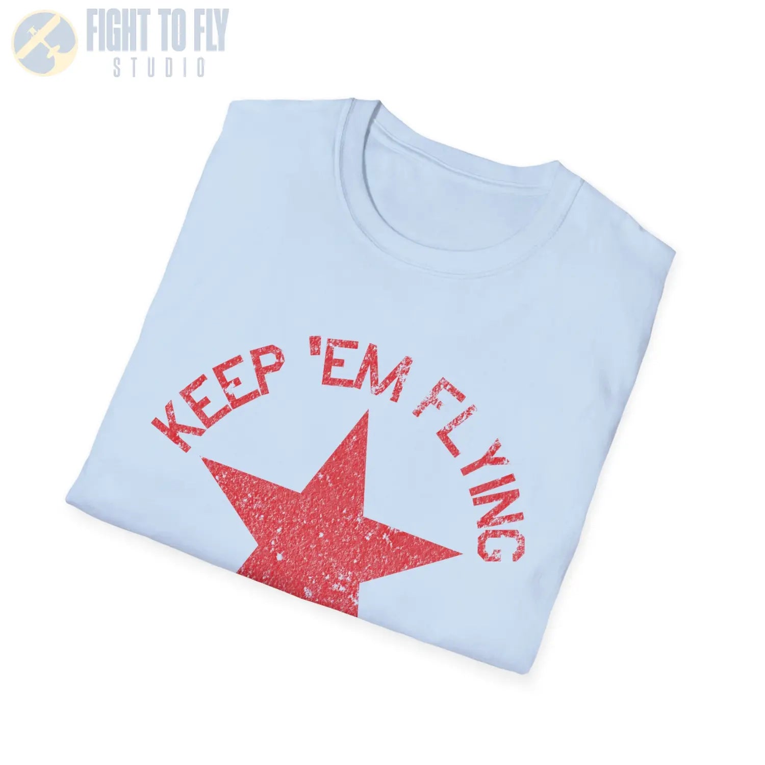 Soviet Union Red Star “Keep ’Em Flying” - T-Shirt - Pilot gifts - WWII warbird t-shirt