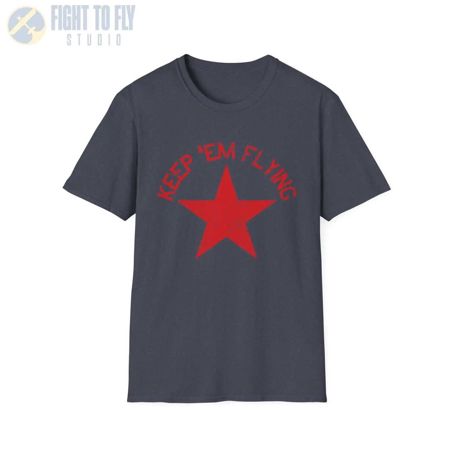 Soviet Union Red Star “Keep ’Em Flying” - T-Shirt - Pilot gifts - WWII warbird t-shirt
