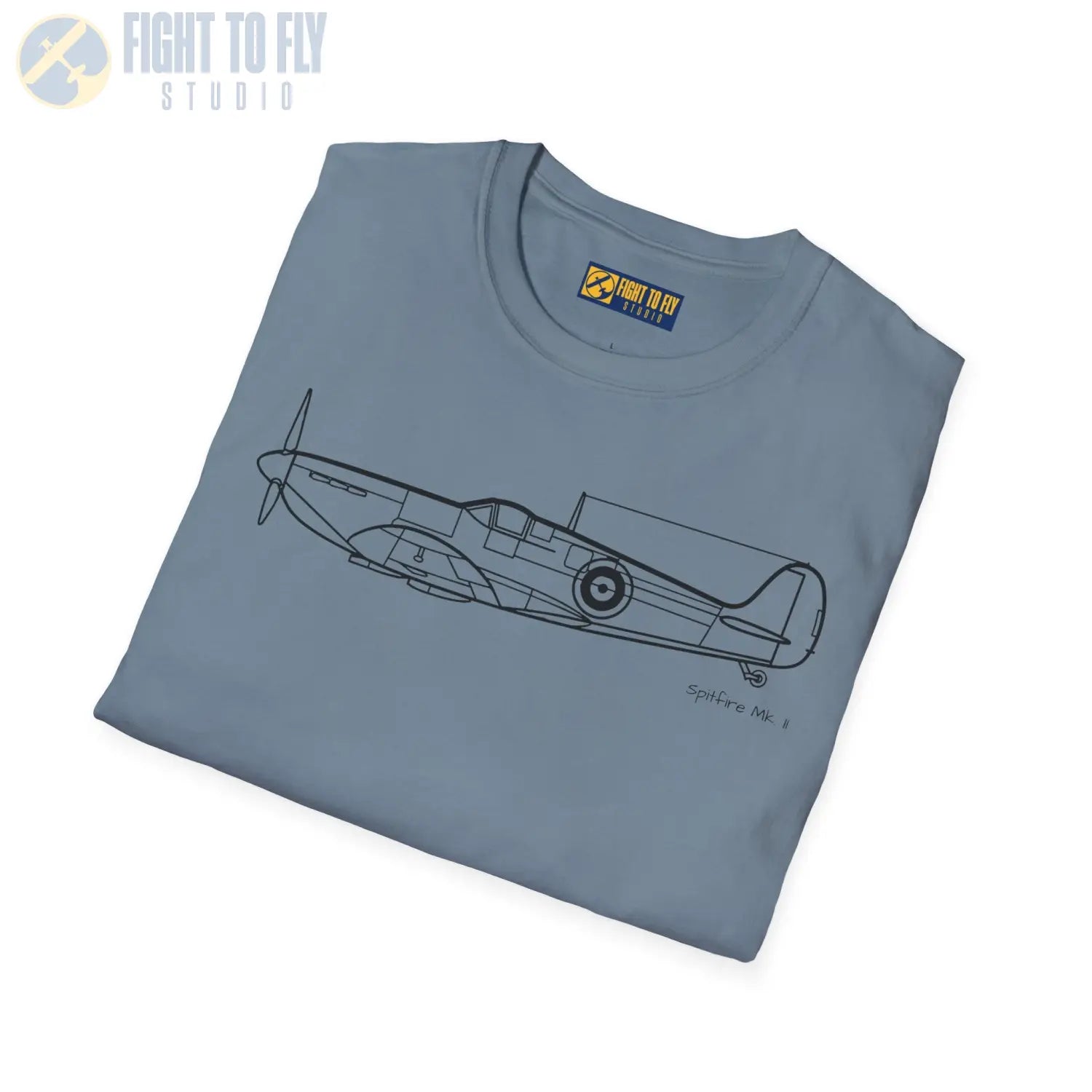 Spitfire Mk. II T-Shirt - Pilot gifts - WWII warbird t-shirt