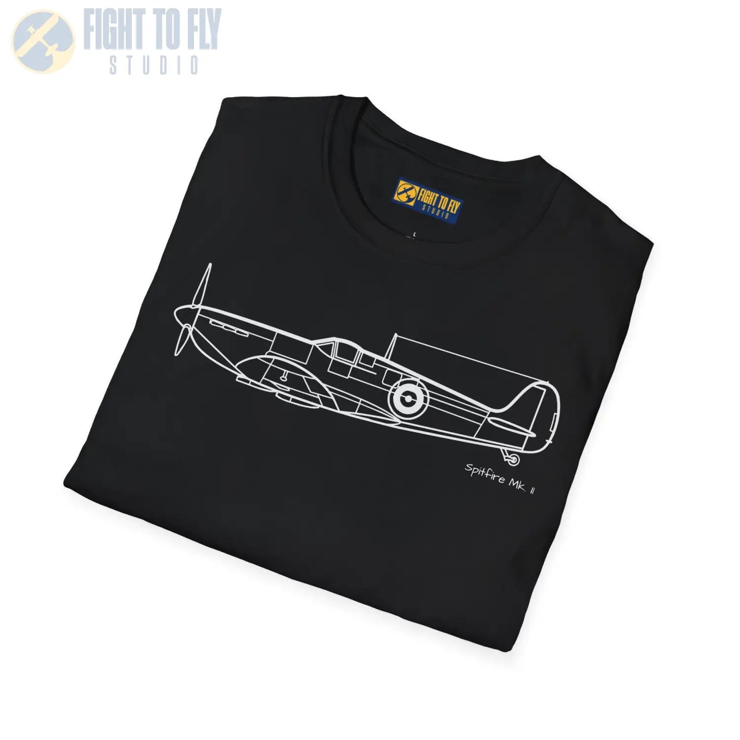 Spitfire Mk. II T Shirt Pilot gifts WWII warbird t shirt