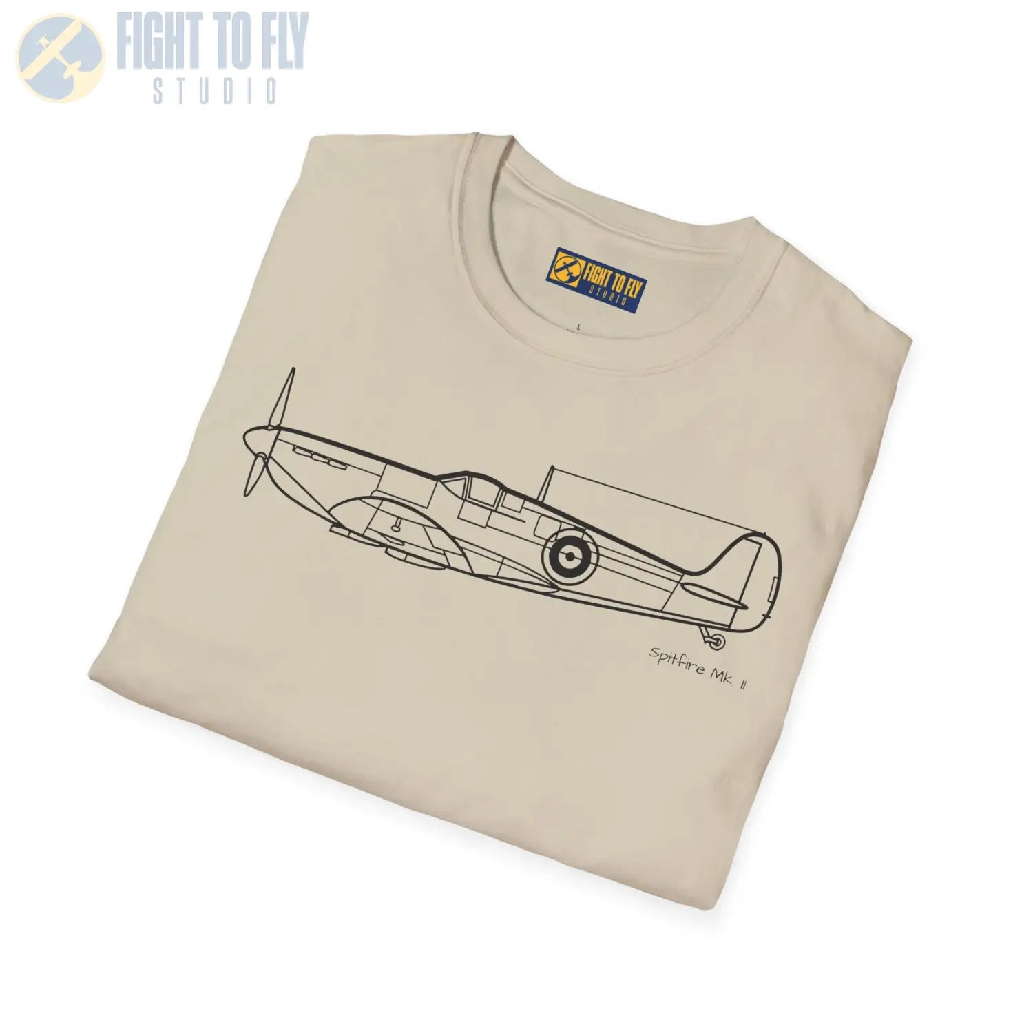 Spitfire Mk. II T Shirt Pilot gifts WWII warbird t shirt