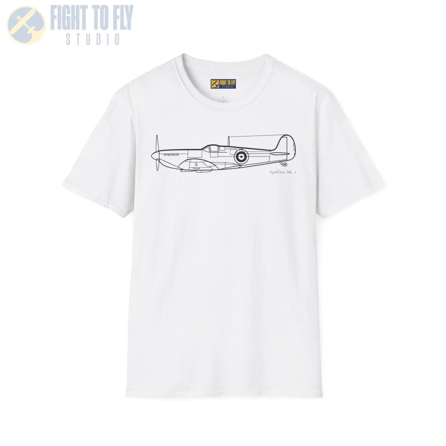 Spitfire Mk. II T Shirt Pilot gifts WWII warbird t shirt
