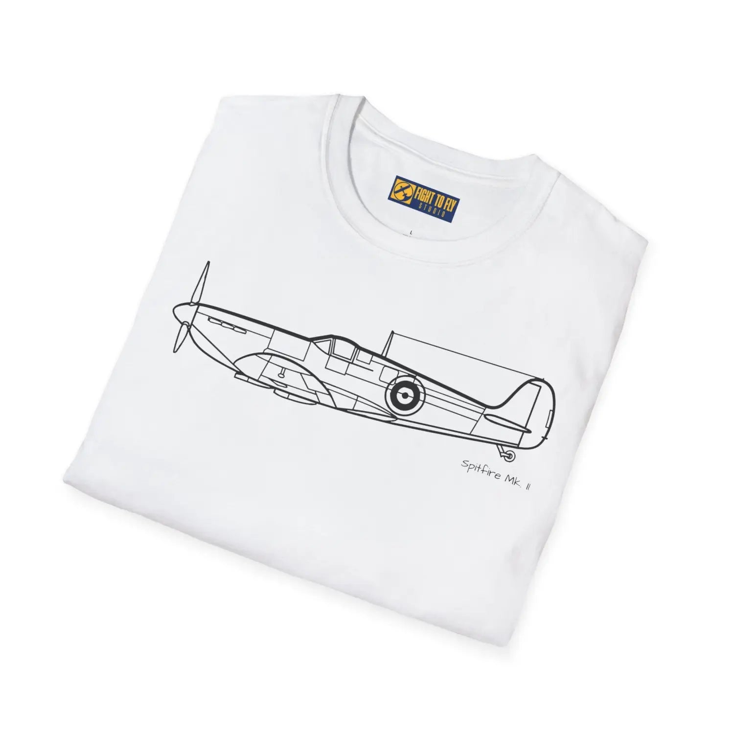Spitfire Mk. II T Shirt Pilot gifts WWII warbird t shirt