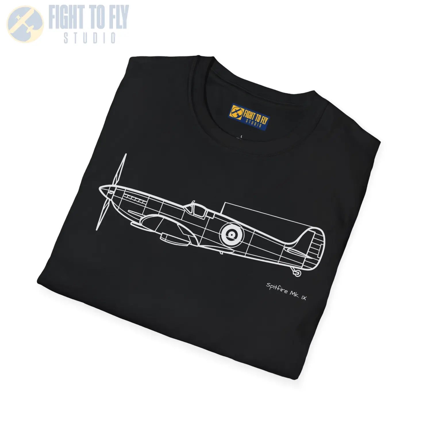 Spitfire Mk. IX T-Shirt - Pilot gifts - WWII warbird t-shirt