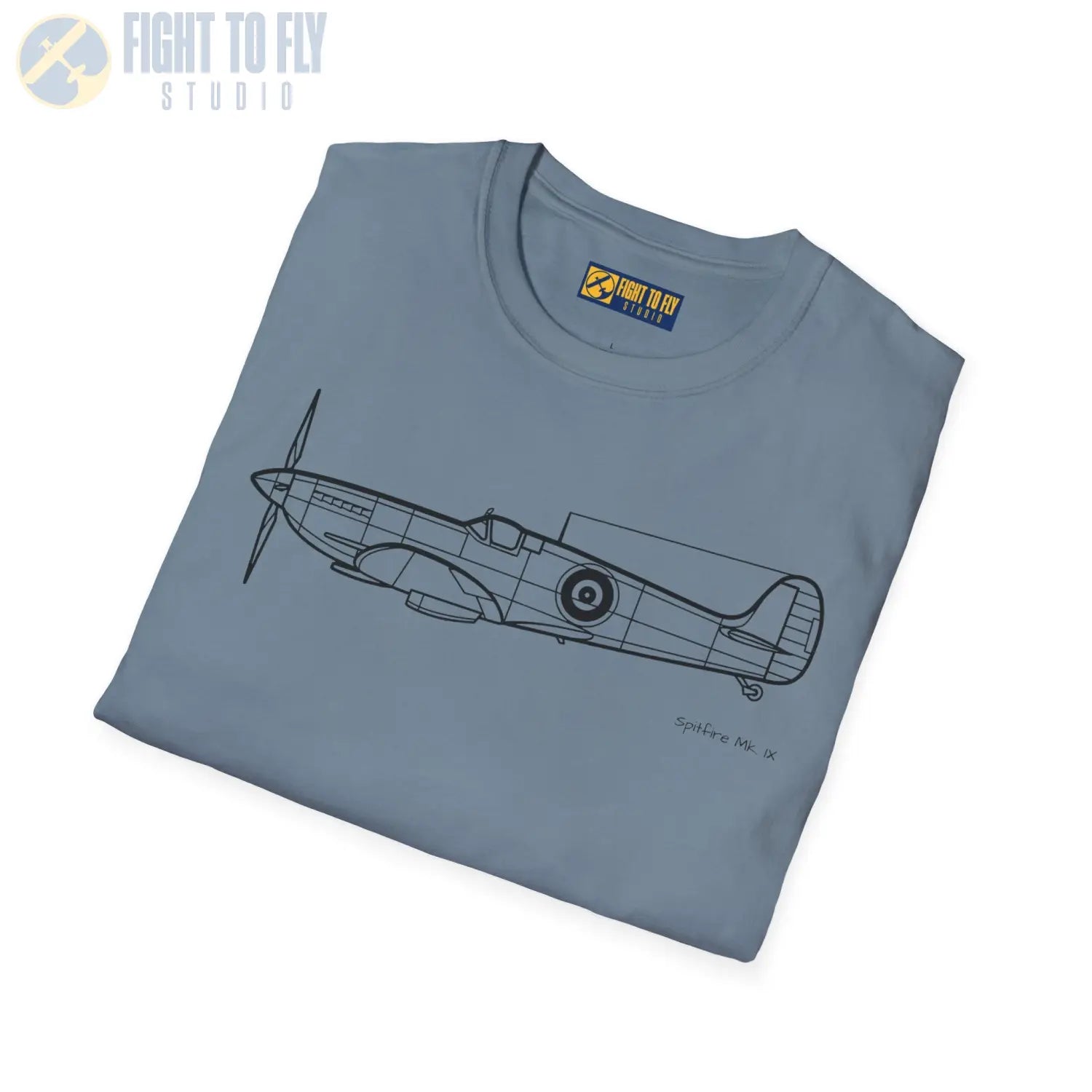 Spitfire Mk. IX T-Shirt - Pilot gifts - WWII warbird t-shirt