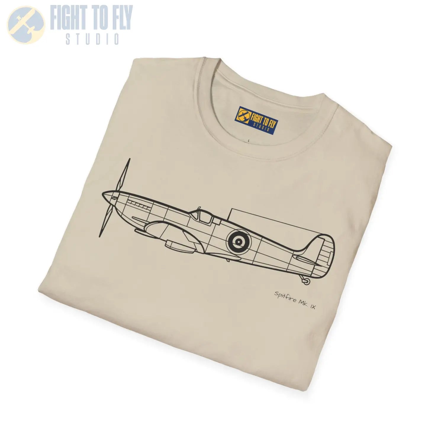 Spitfire Mk. IX T-Shirt - Pilot gifts - WWII warbird t-shirt