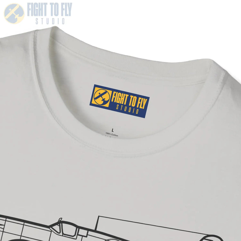 Spitfire Mk. IX T-Shirt - Pilot gifts - WWII warbird t-shirt