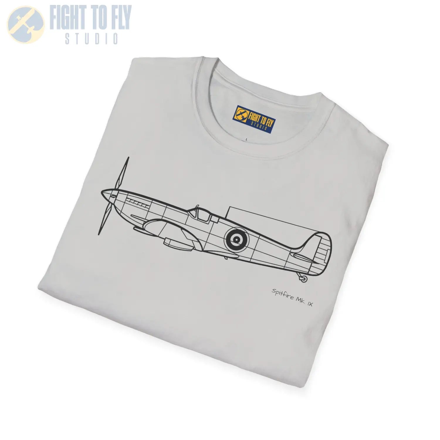 Spitfire Mk. IX T-Shirt - Pilot gifts - WWII warbird t-shirt