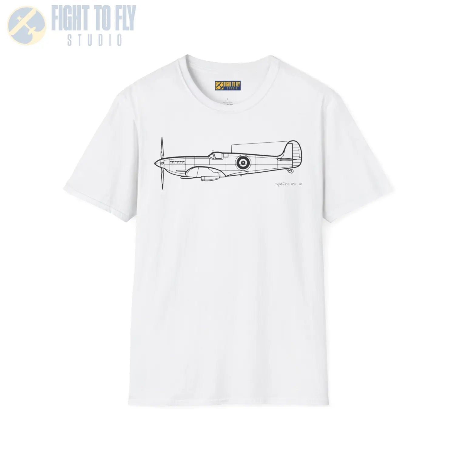 Spitfire Mk. IX T-Shirt - Pilot gifts - WWII warbird t-shirt