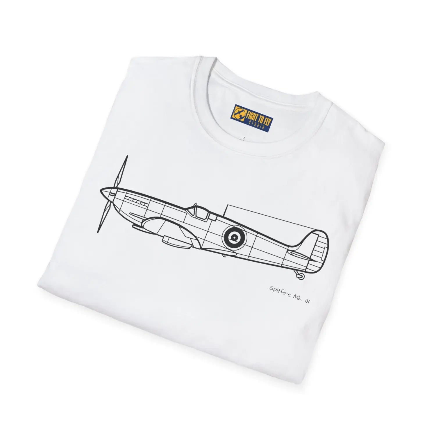 Spitfire Mk. IX T-Shirt - Pilot gifts - WWII warbird t-shirt