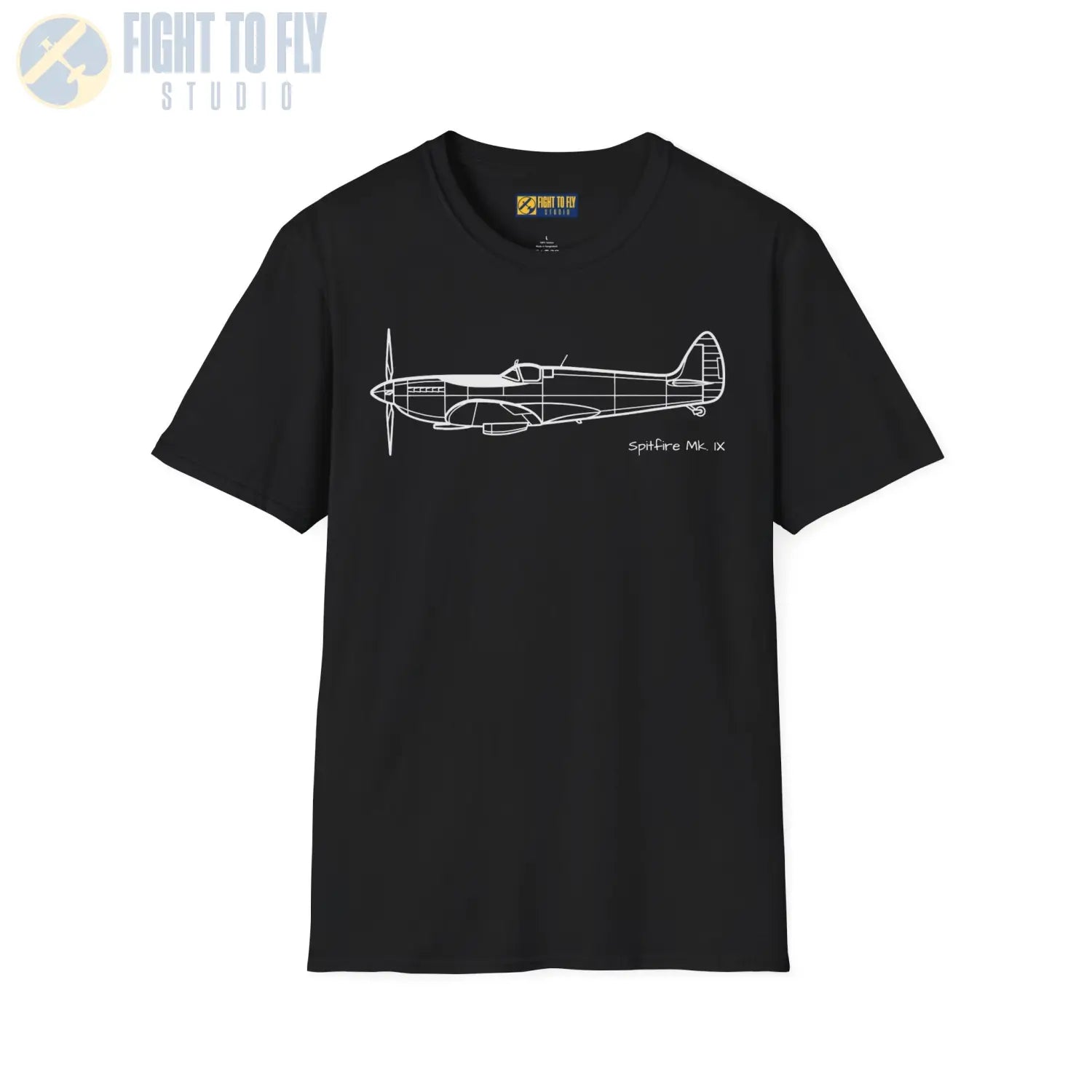 Spitfire Mk. IXe T-Shirt - Pilot gifts - WWII warbird t-shirt