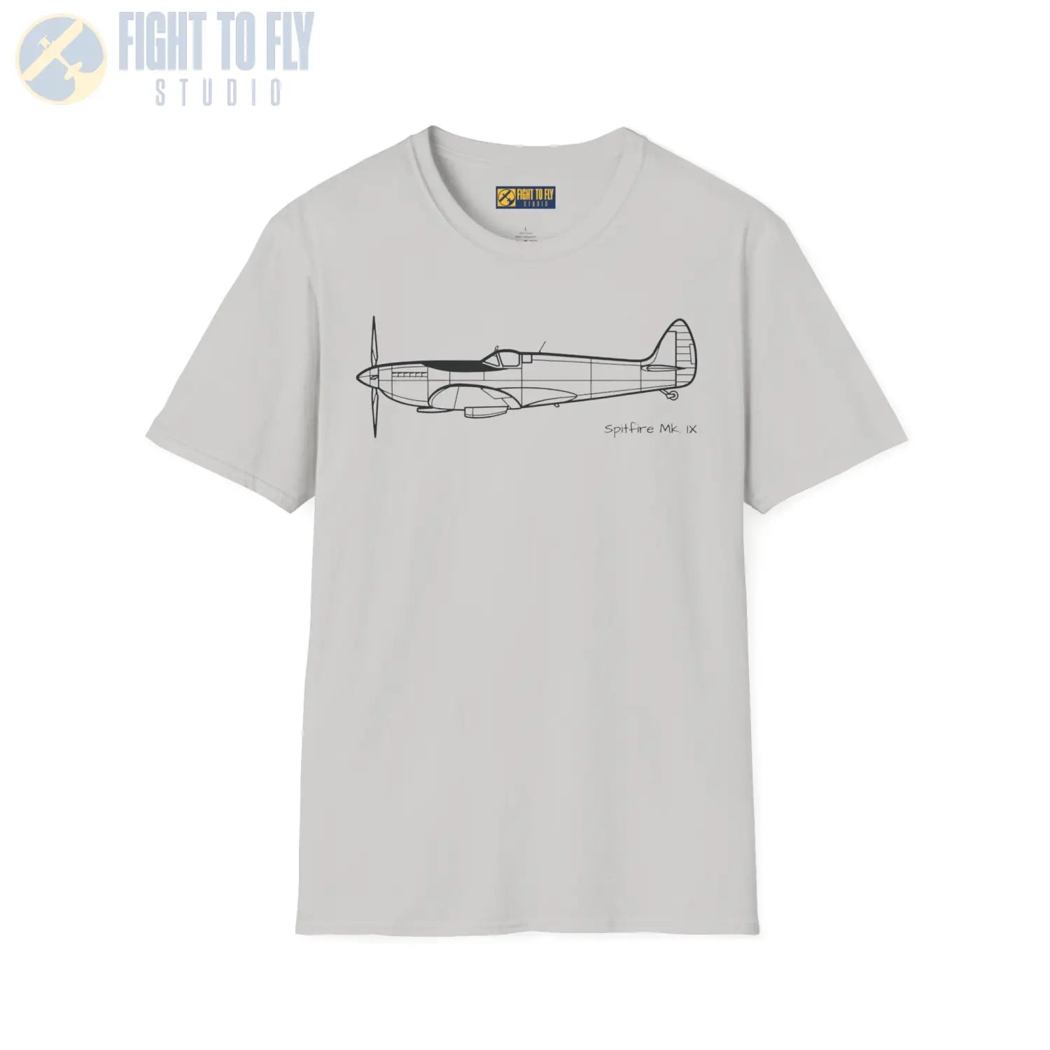 Spitfire Mk. IXe T-Shirt - Pilot gifts - WWII warbird t-shirt