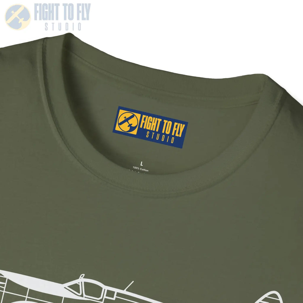 Spitfire Mk. IXe T-Shirt - Pilot gifts - WWII warbird t-shirt