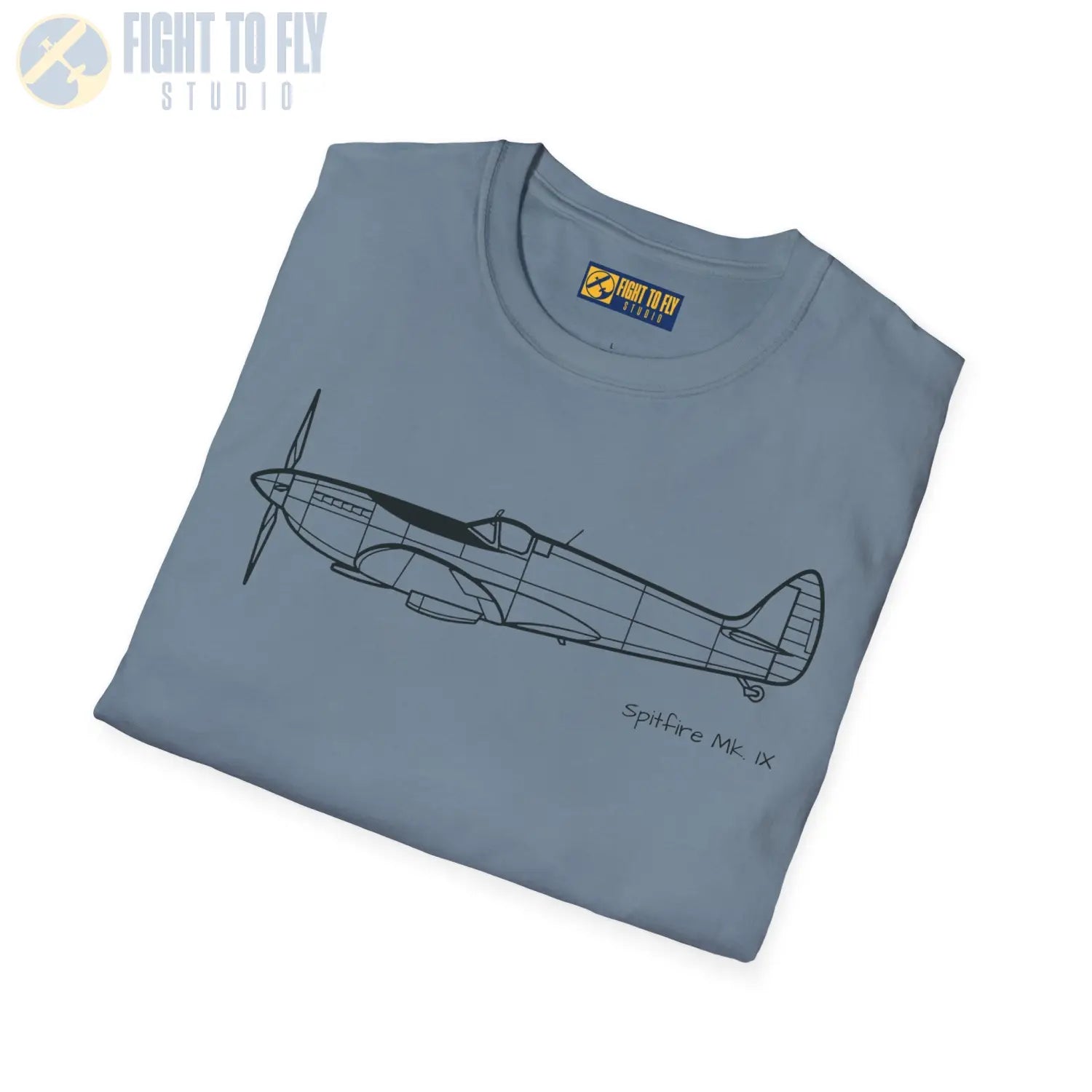 Spitfire Mk. IXe T-Shirt - Pilot gifts - WWII warbird t-shirt