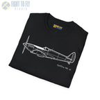 Spitfire Mk. IXe T-Shirt - Pilot gifts - WWII warbird t-shirt