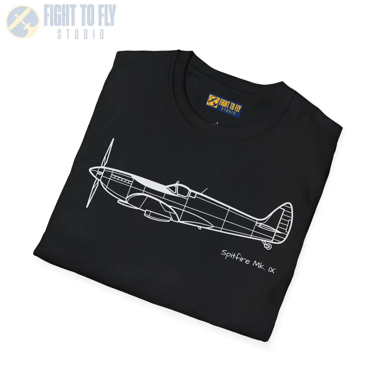 Spitfire Mk. IXe T-Shirt - Pilot gifts - WWII warbird t-shirt