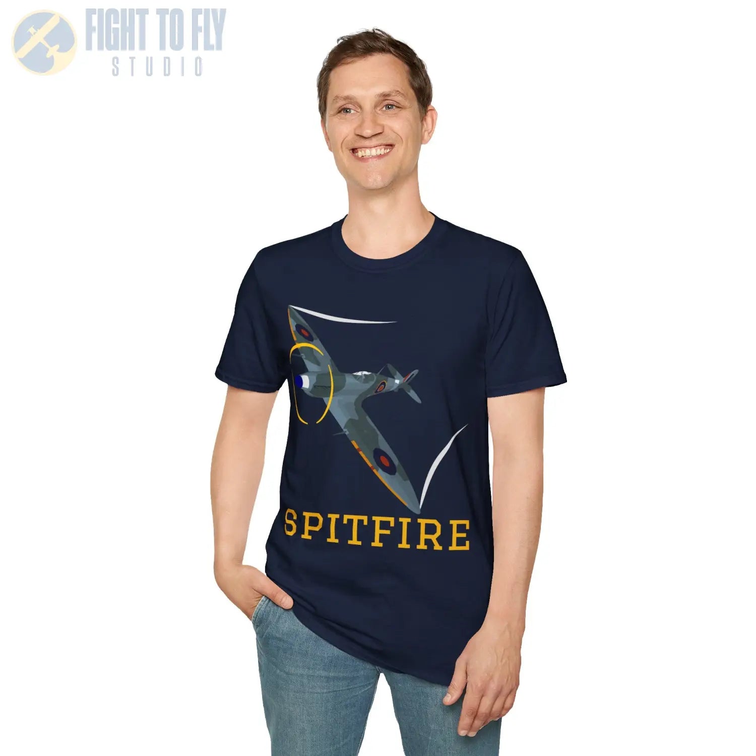 Spitfire Mk. V Premium T-Shirt - Pilot gifts - WWII warbird t-shirt