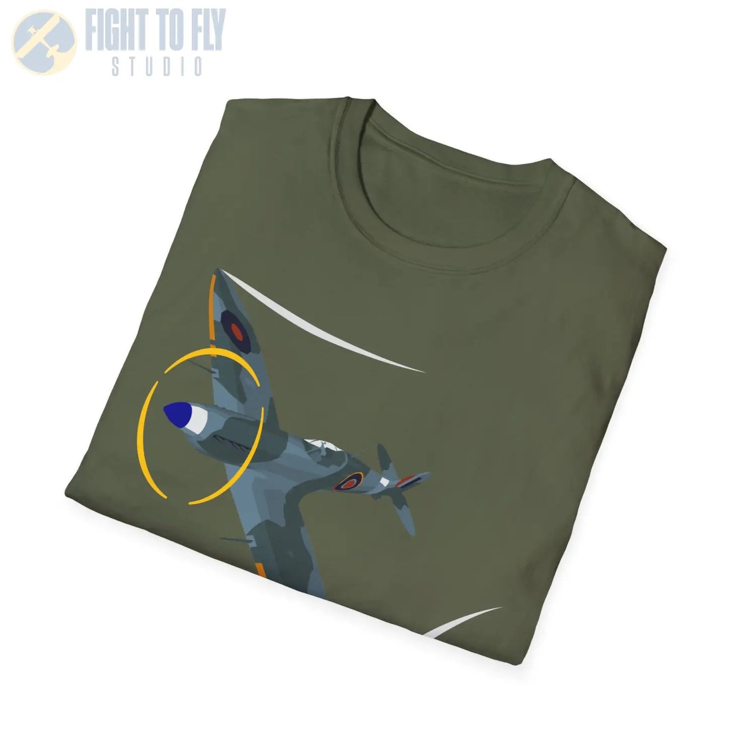 Spitfire Mk. V Premium T-Shirt - Pilot gifts - WWII warbird t-shirt
