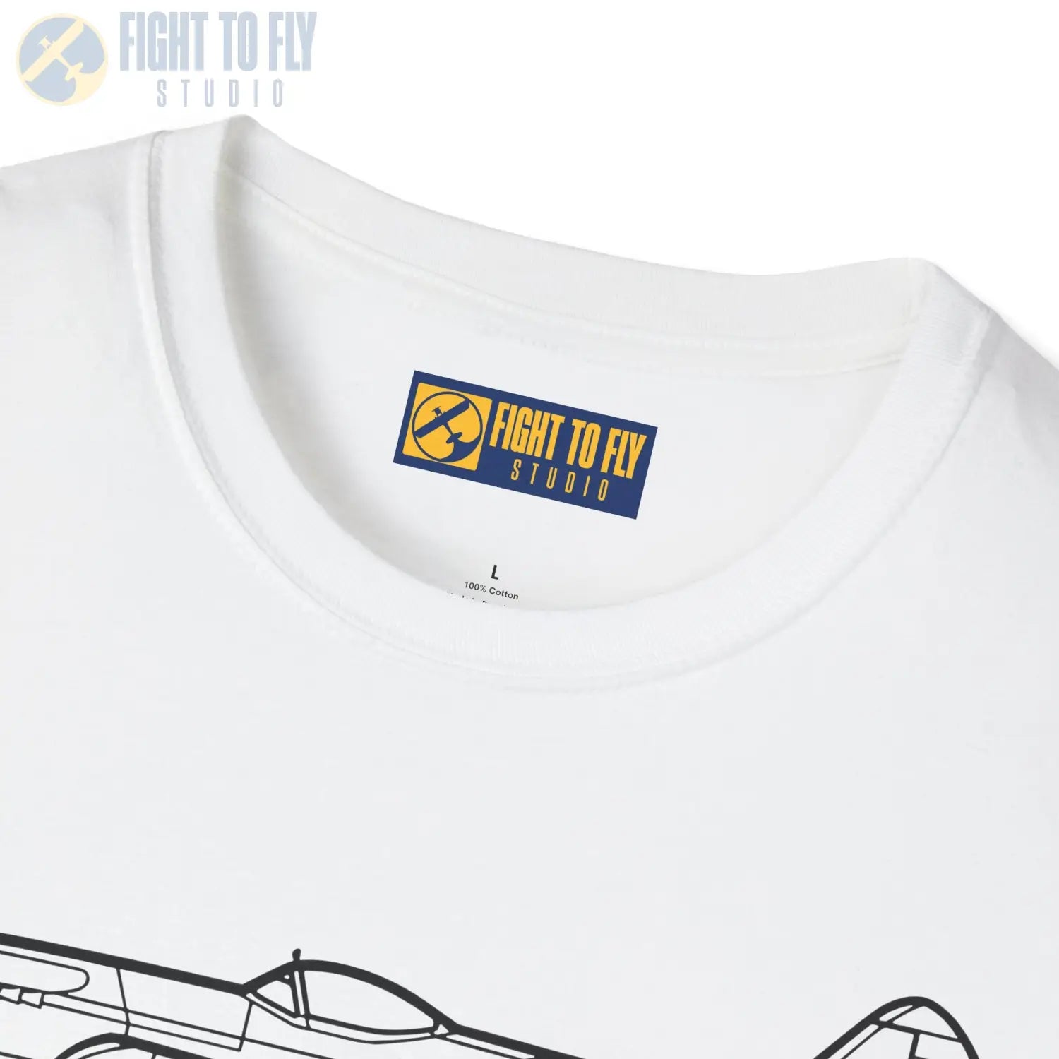 Spitfire Mk. XIV T-Shirt - Pilot gifts - WWII warbird t-shirt