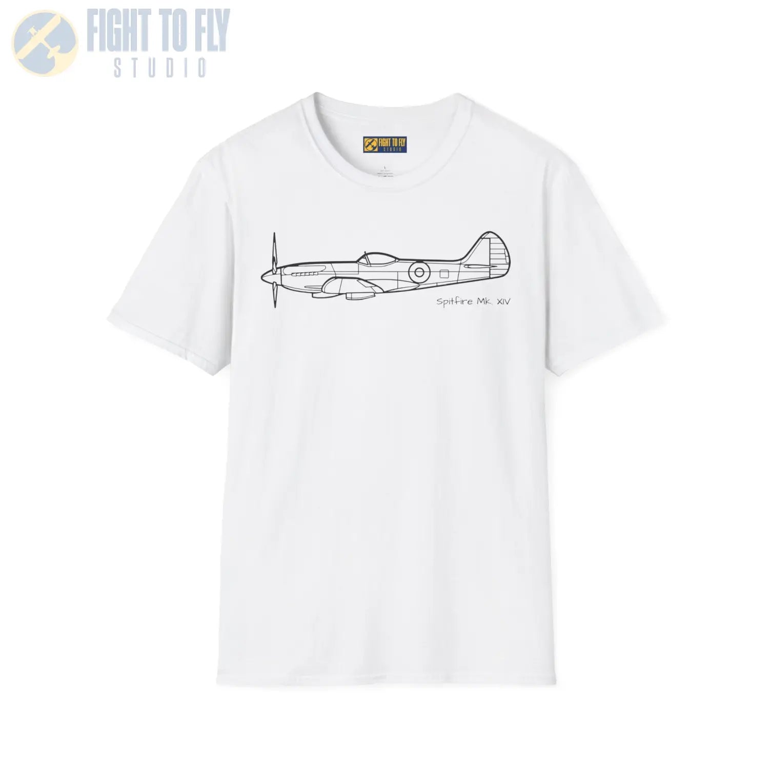 Spitfire Mk. XIV T-Shirt - Pilot gifts - WWII warbird t-shirt