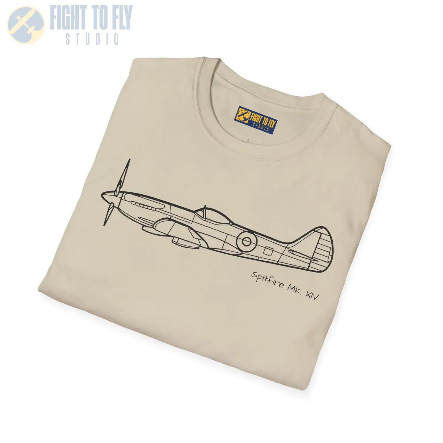Spitfire Mk. XIV T-Shirt - Pilot gifts - WWII warbird t-shirt