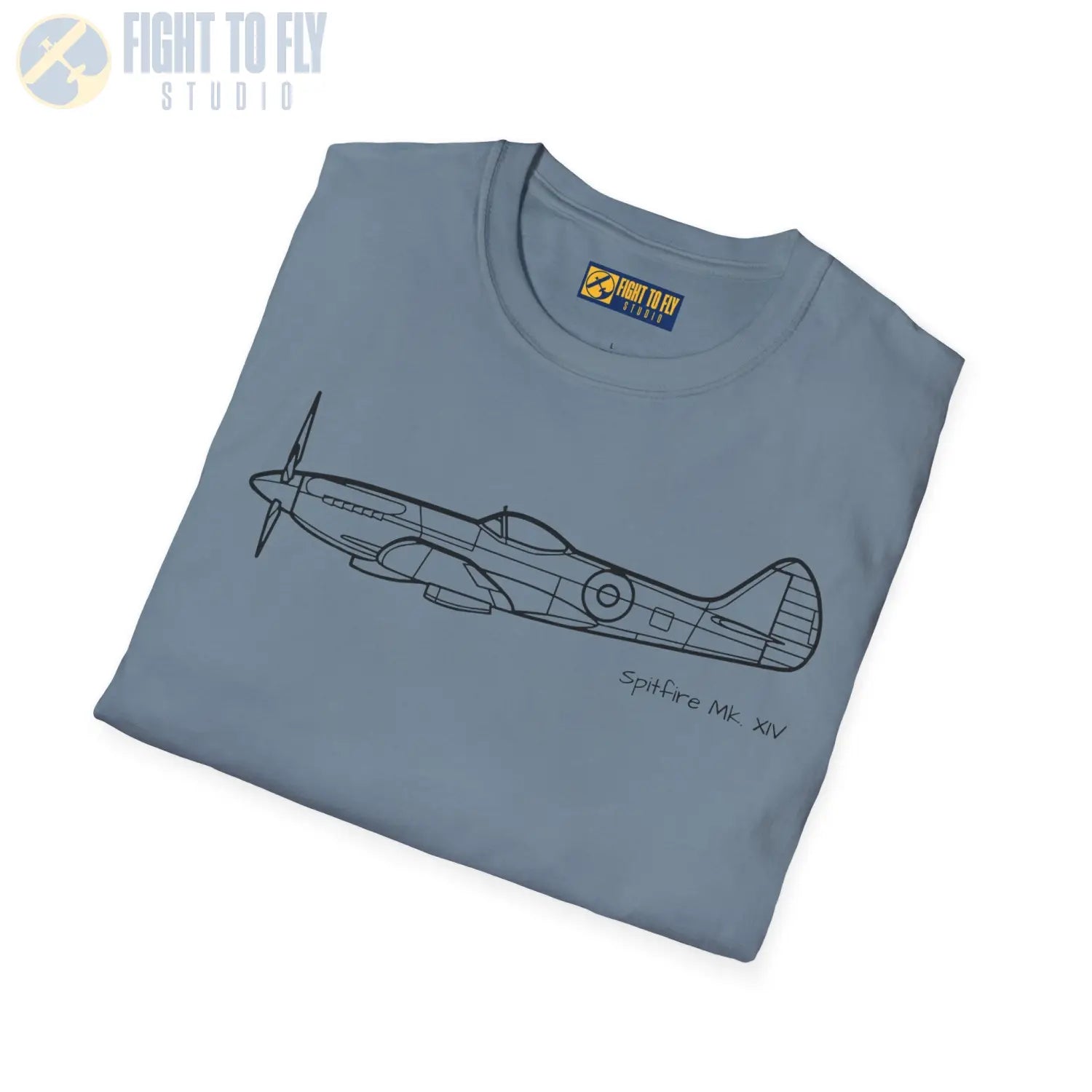 Spitfire Mk. XIV T-Shirt - Pilot gifts - WWII warbird t-shirt