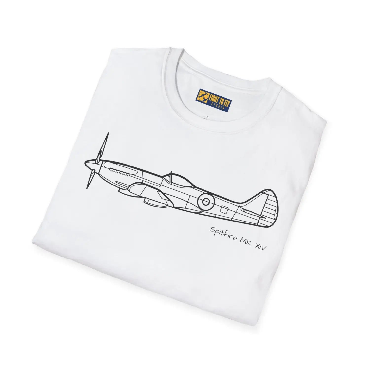 Spitfire Mk. XIV T-Shirt - Pilot gifts - WWII warbird t-shirt