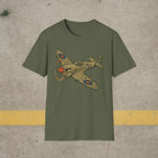 Spitfire “Nose Art Style” WWII T-Shirt - Pilot gifts - warbird t-shirt