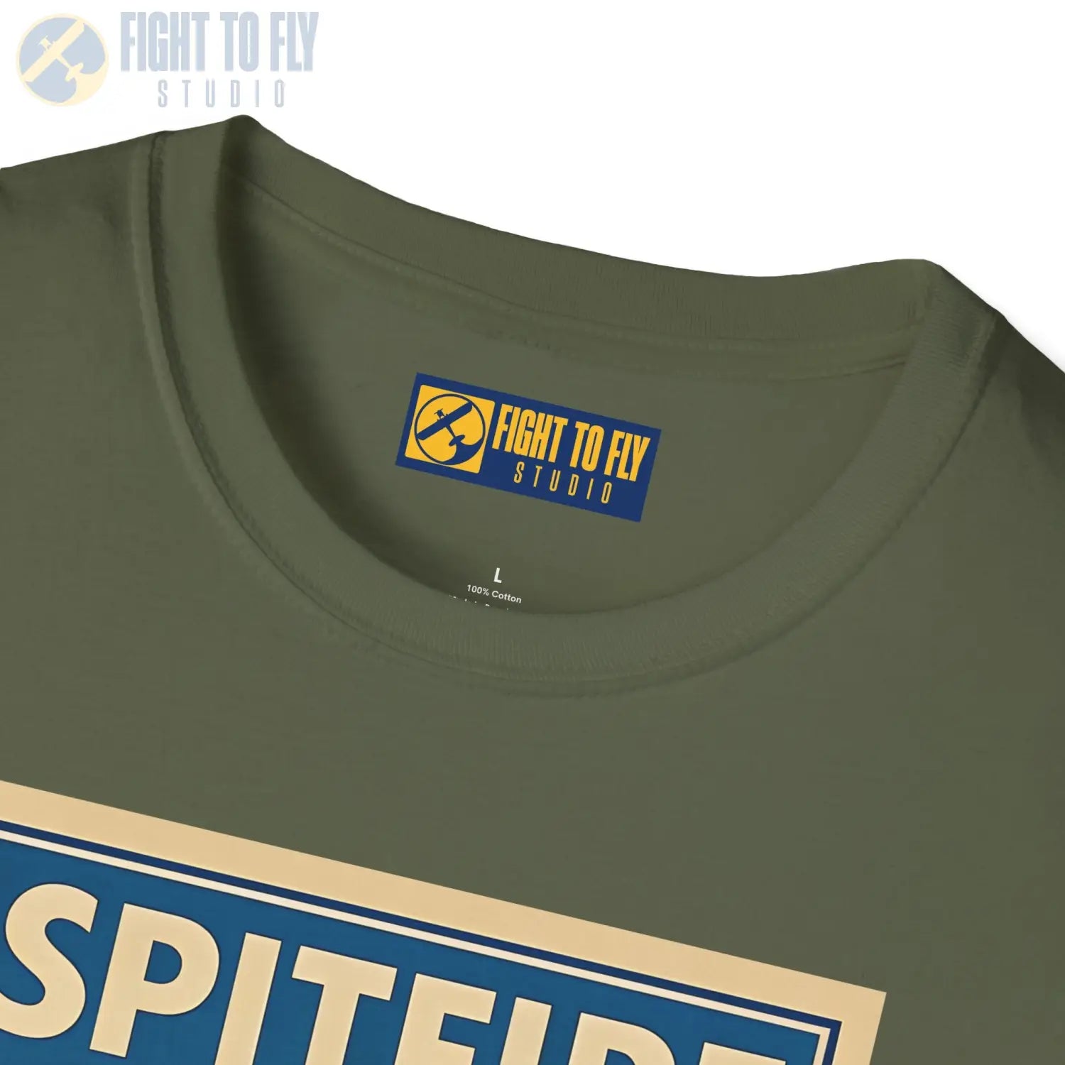Spitfire Premium Full Graphic T-Shirt - Pilot gifts - WWII warbird t-shirt