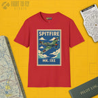 Spitfire Premium Full Graphic T-Shirt - Pilot gifts - WWII warbird t-shirt
