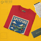 Spitfire Premium Full Graphic T-Shirt - Pilot gifts - WWII warbird t-shirt