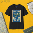 Spitfire Premium Full Graphic T-Shirt - Pilot gifts - WWII warbird t-shirt