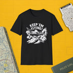 Spitfire “Keep ’Em Flying!” - T-Shirt - Pilot gifts - WWII warbird t-shirt