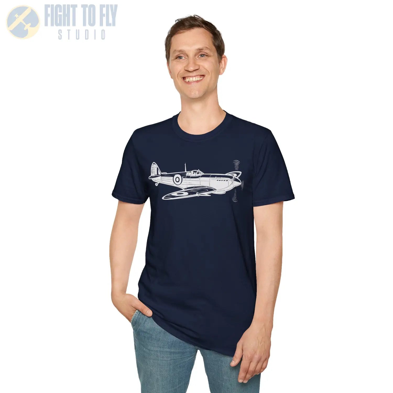 Spitfire Premium T-Shirt - Pilot gifts - WWII warbird t-shirt