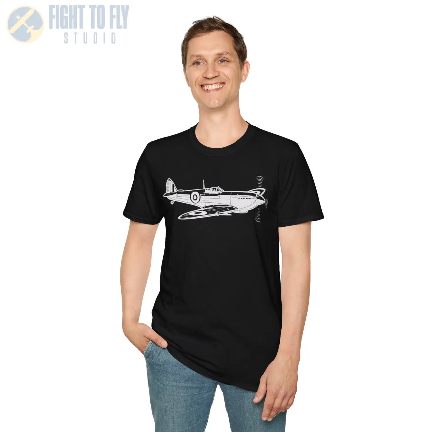 Spitfire Premium T-Shirt - Pilot gifts - WWII warbird t-shirt