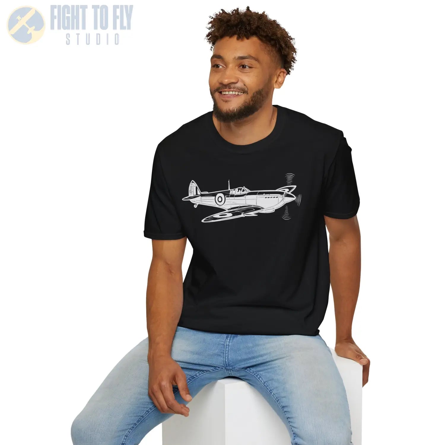 Spitfire Premium T-Shirt - Pilot gifts - WWII warbird t-shirt