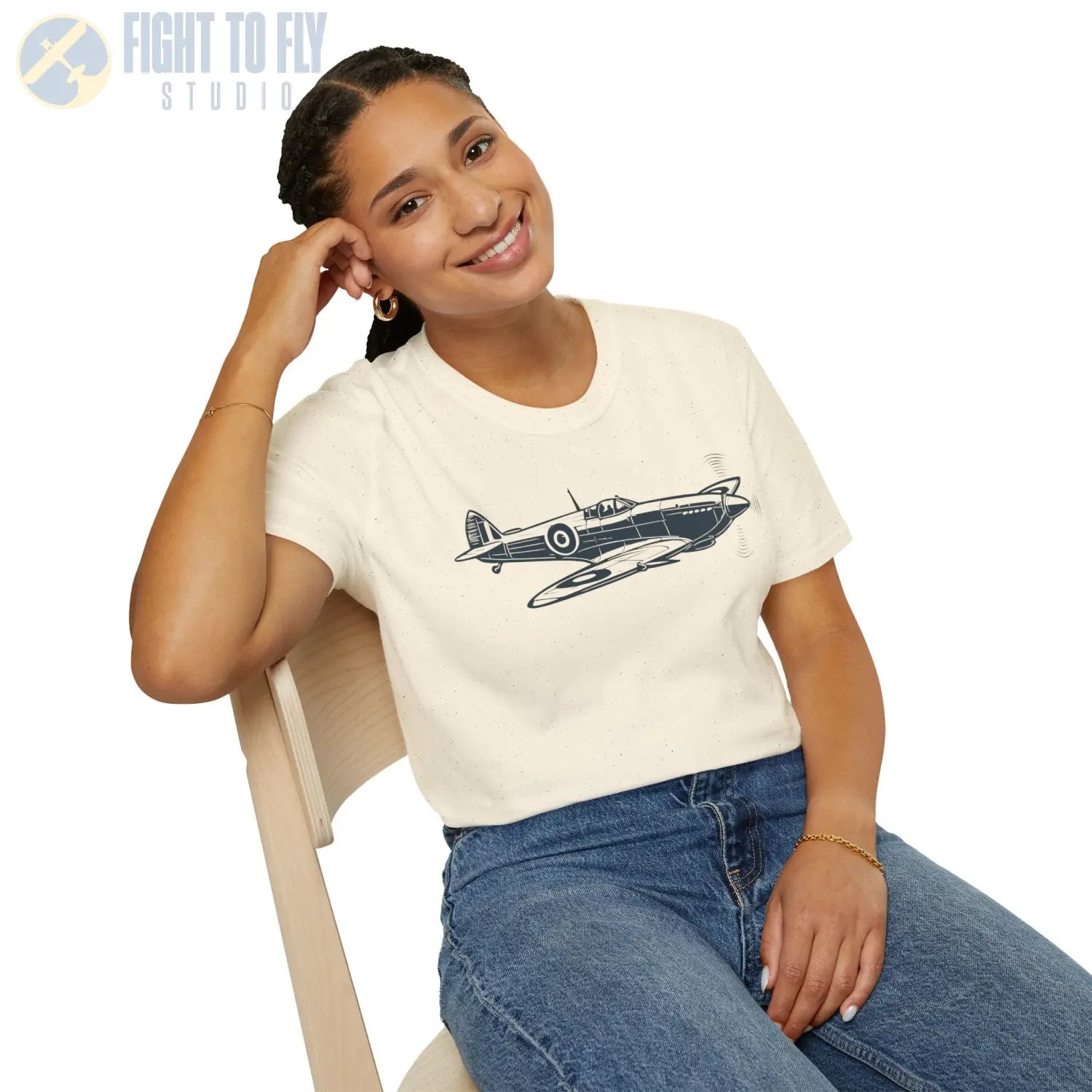 Spitfire Premium T-Shirt - Pilot gifts - WWII warbird t-shirt