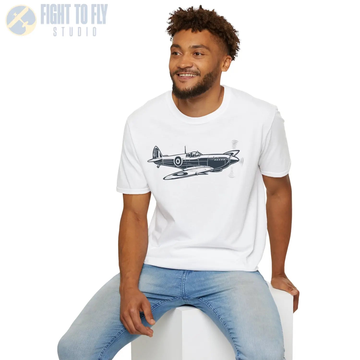 Spitfire Premium T-Shirt - Pilot gifts - WWII warbird t-shirt